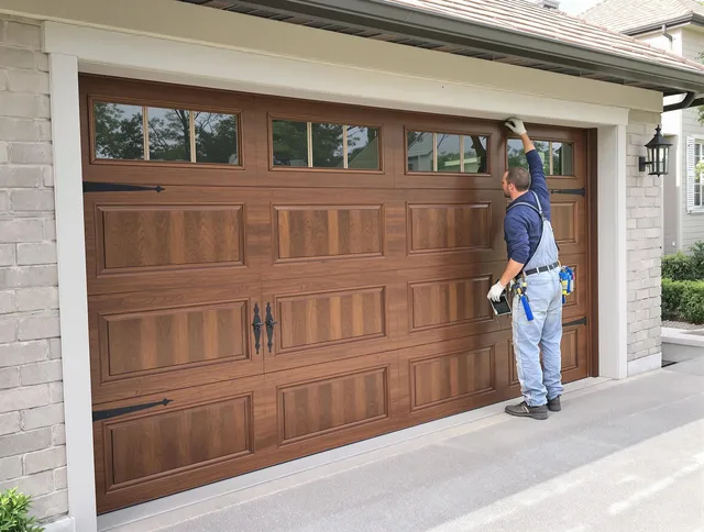Custom garage door showcase by Bridgeport Garage Door Repair in Bridgeport
