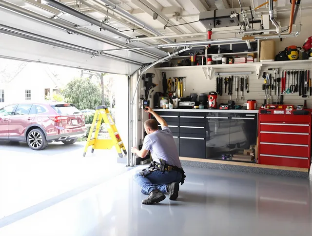 Local garage door repair service by Bridgeport Garage Door Repair in Bridgeport